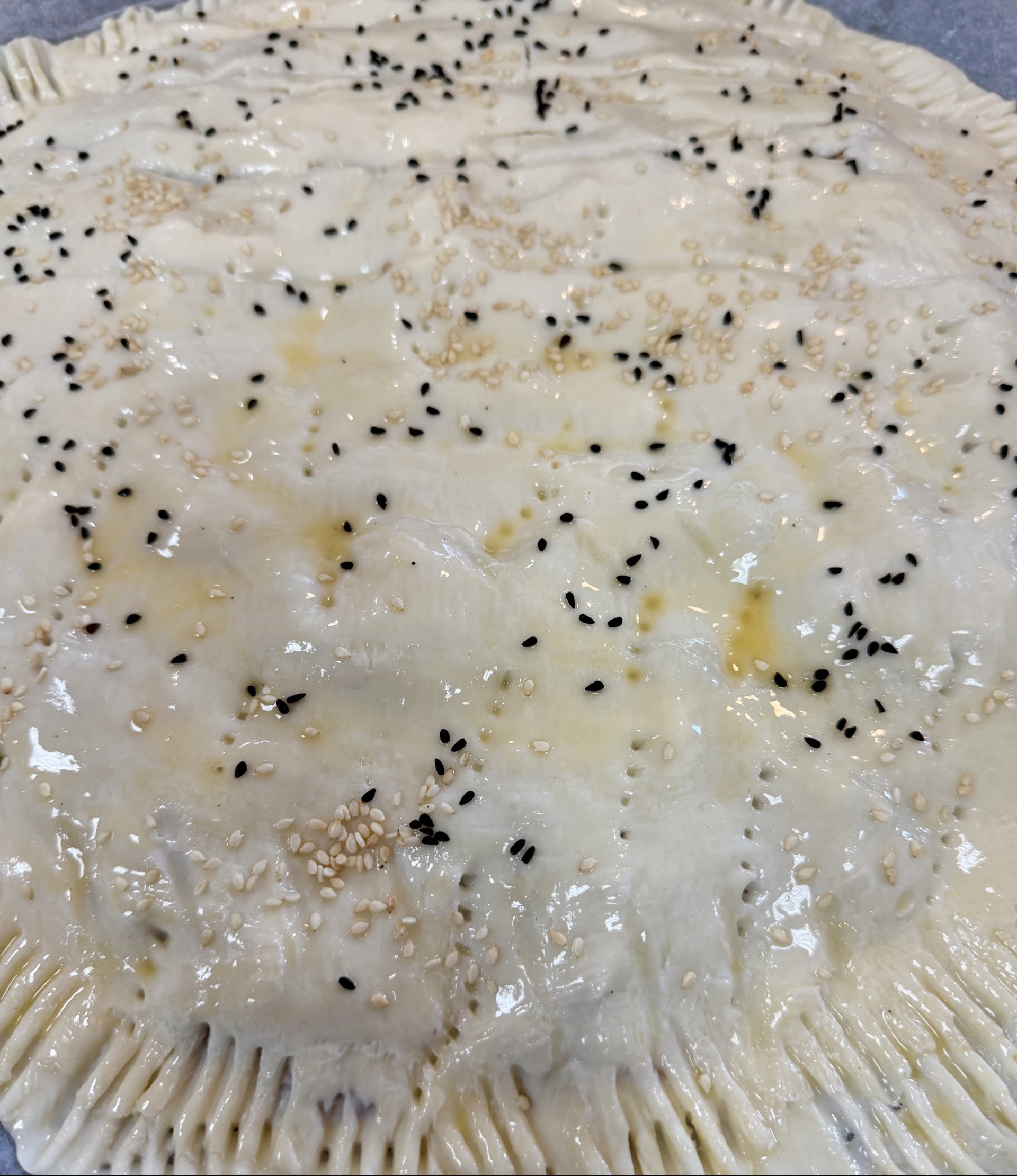 Special chicken BBQ pie
