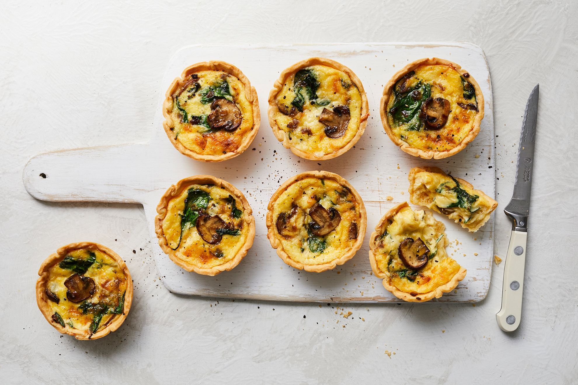 Mushroom & Spinach Quiche_0