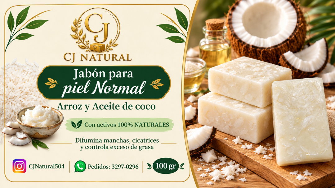 Jabón Arroz y Coco