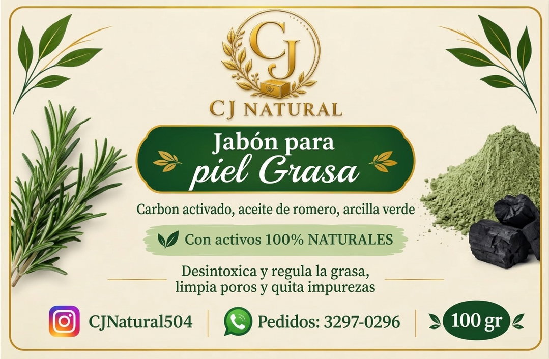 Jabón Détox Carbón Activado