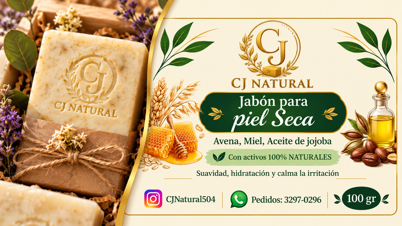 Jabón de avena y miel _0