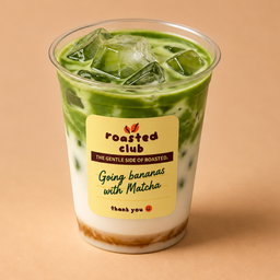 Brown Sugar Banana Matcha Latte (Iced) 🆕