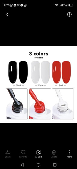 Super Red Gel Polish