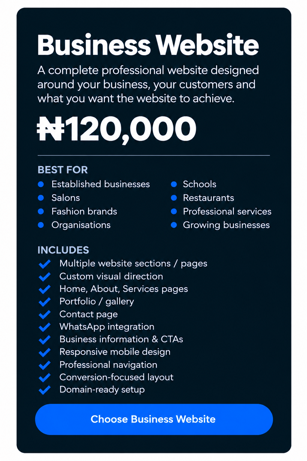 Business Website 