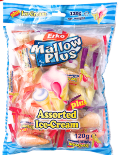 Mallow Plus 雜果味雪糕甜筒果醬夾心棉花糖
