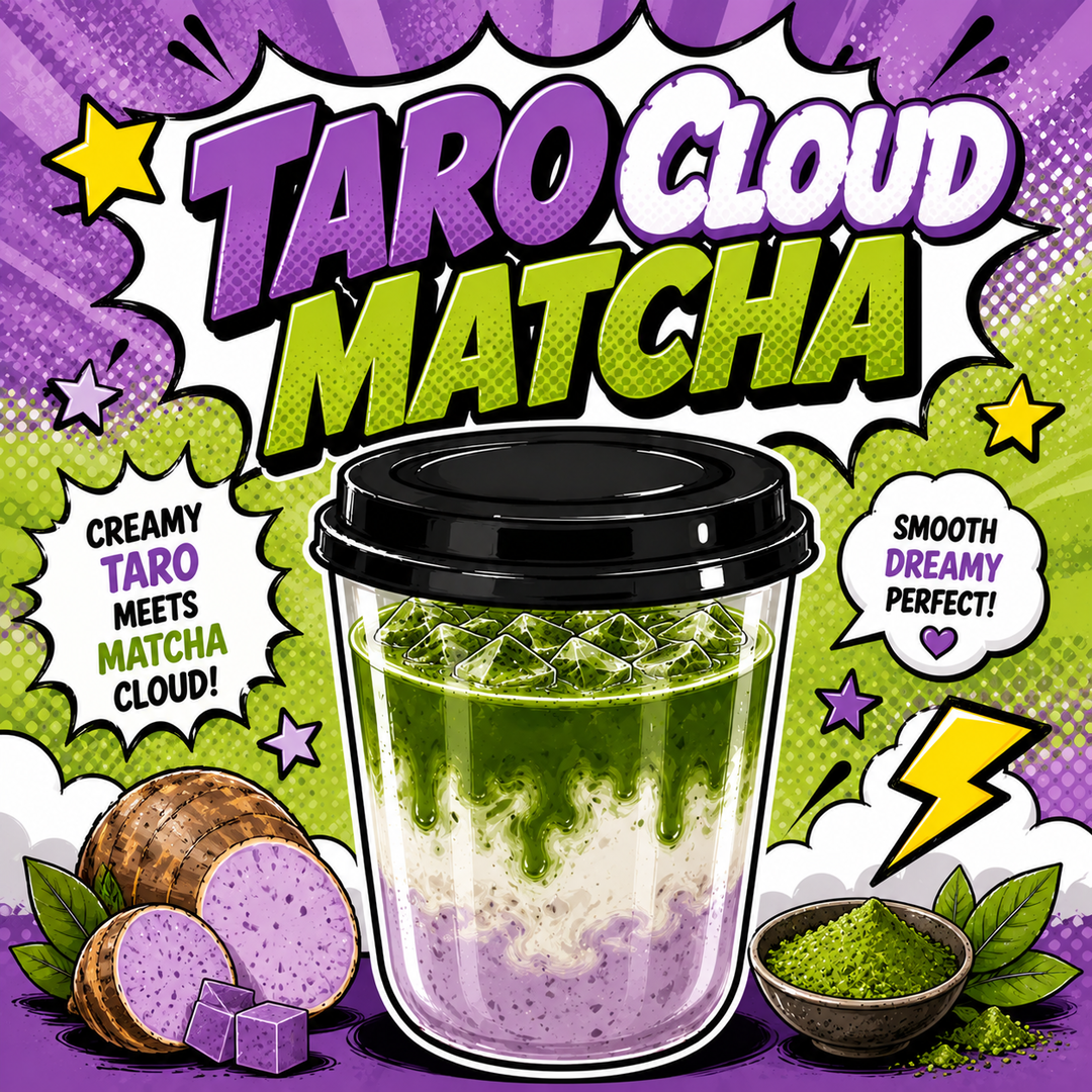 Taro Cloud Matcha Latte