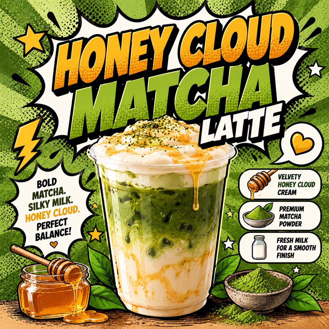 Honey Cloud Matcha Latte