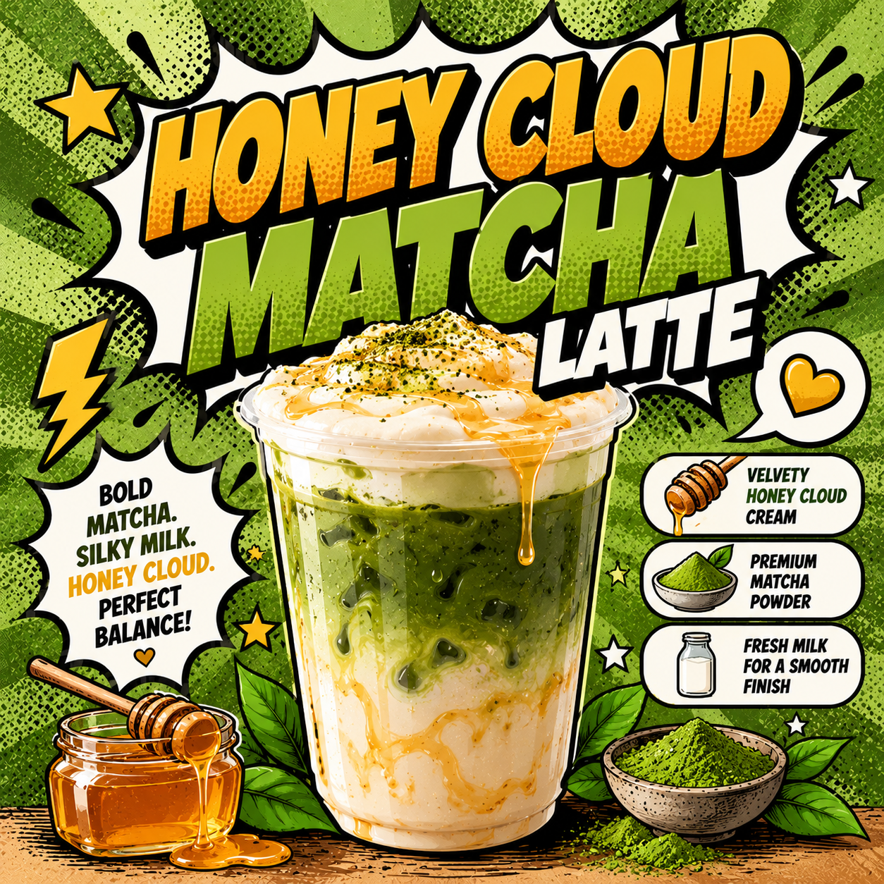 Honey Cloud Matcha Latte_0