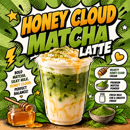 Honey Cloud Matcha Latte