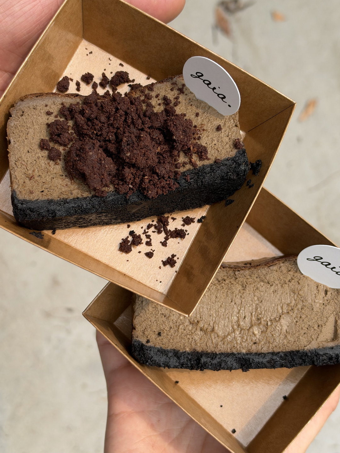 HOJICHA BASQUE GREEK CHEESECAKE🤎