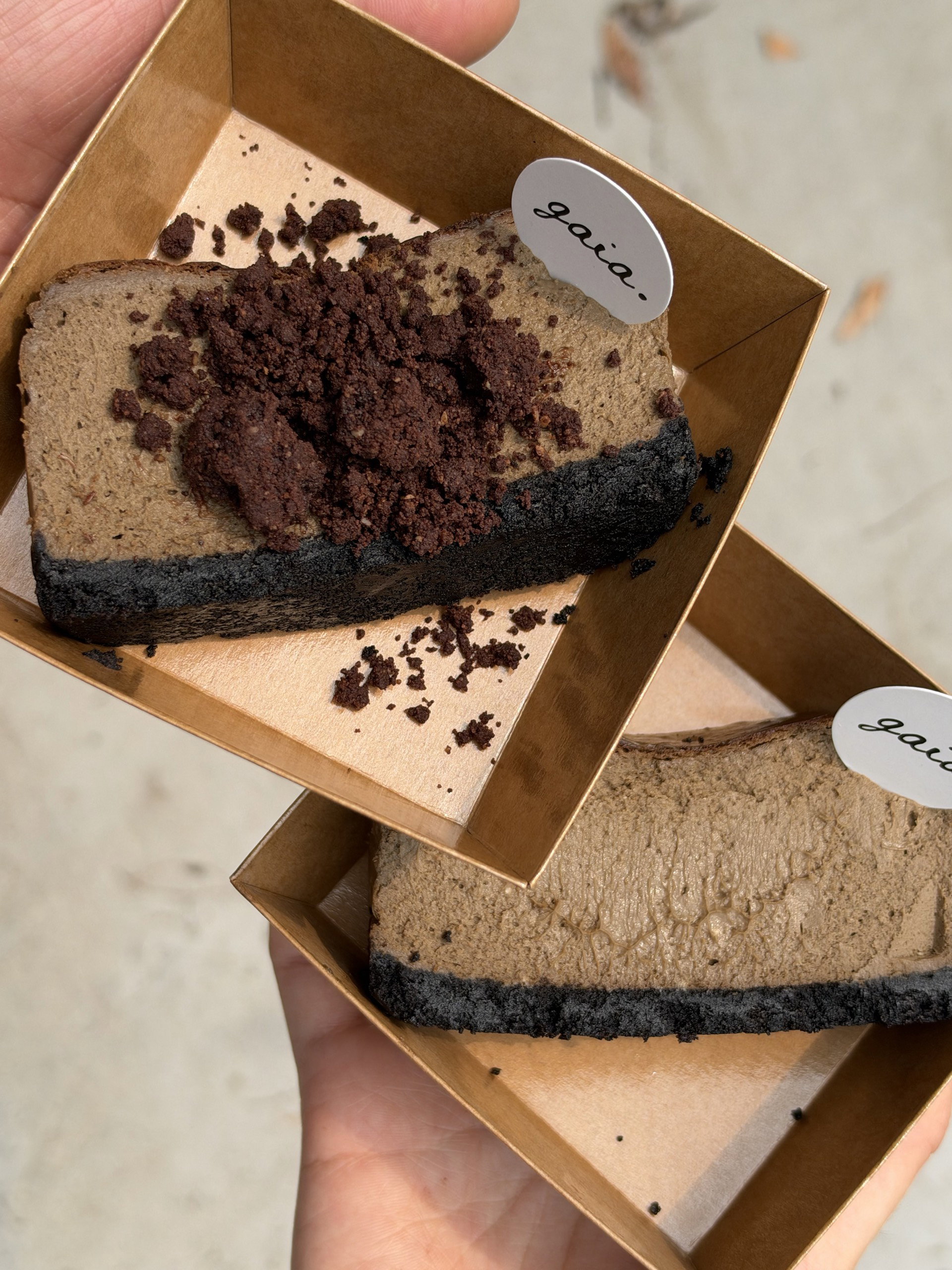 HOJICHA BASQUE GREEK CHEESECAKE🤎_0