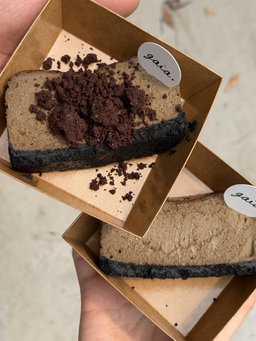 HOJICHA BASQUE GREEK CHEESECAKE🤎