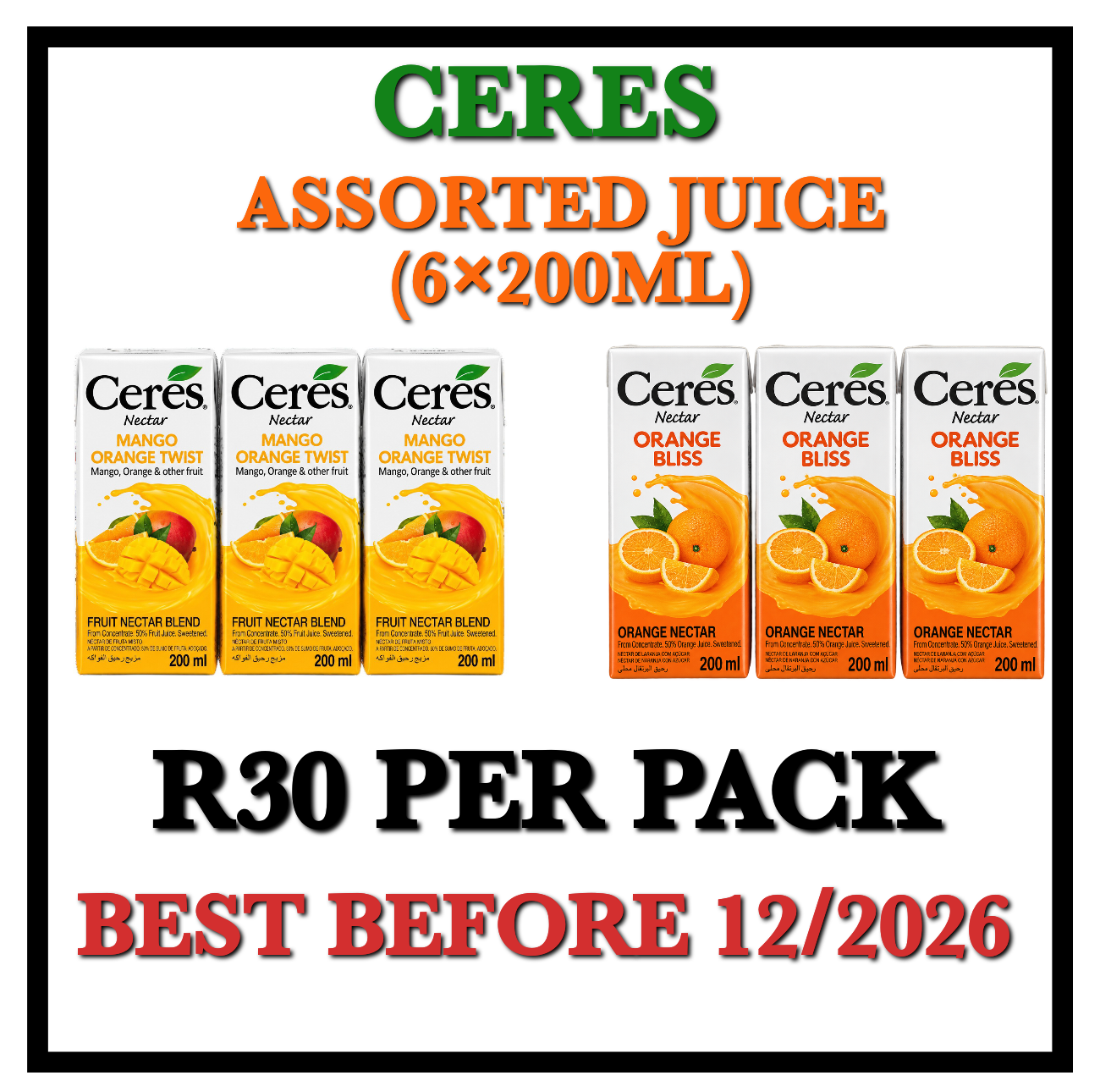 Ceres Juices 6x200ml_0