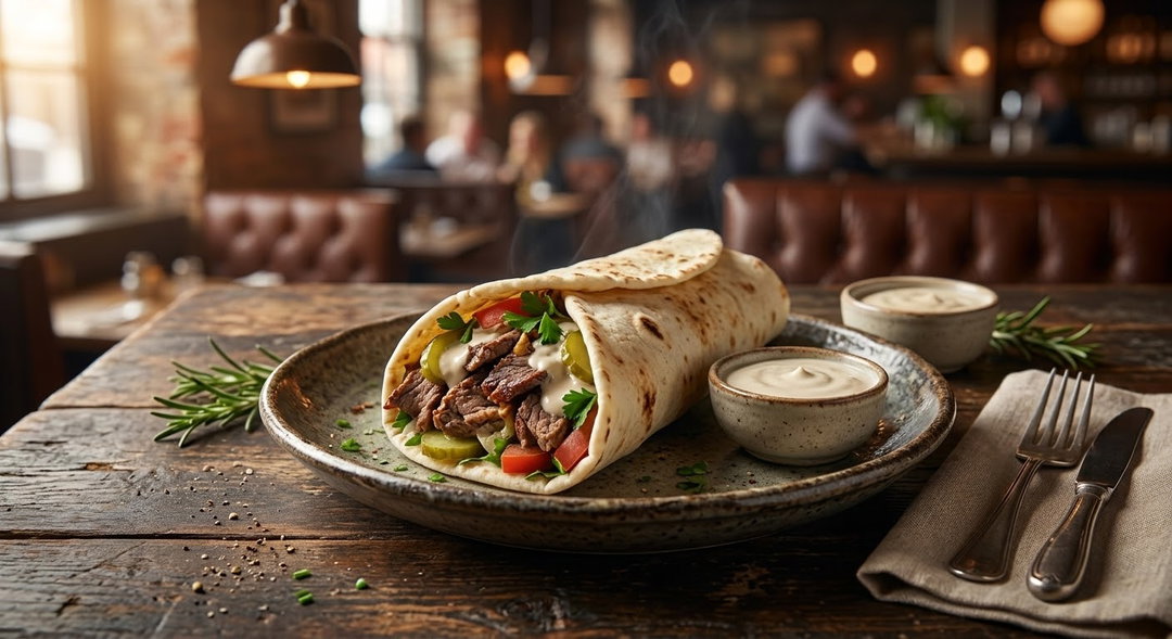 Beef Shawarma Wrap / شاورما لحم