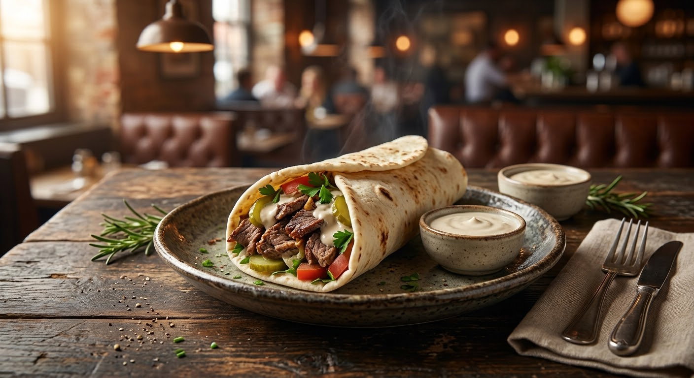 Beef Shawarma Wrap / شاورما لحم_0