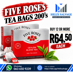Five Roses Tea Bags (12x200's )
