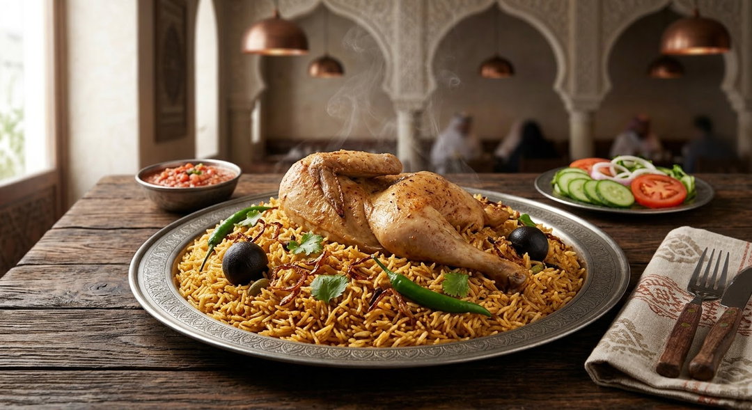 Chicken Madghout / دجاج مضغوط