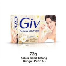 GIV Sabun mandi batang Bunga 72g