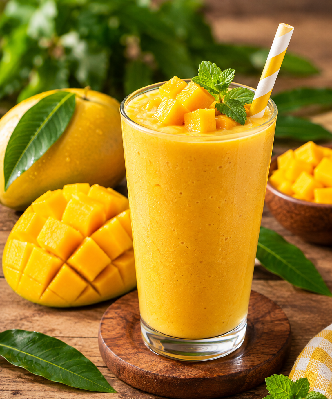 Fresh Mango Smoothie / عصير مانجو طازج_0