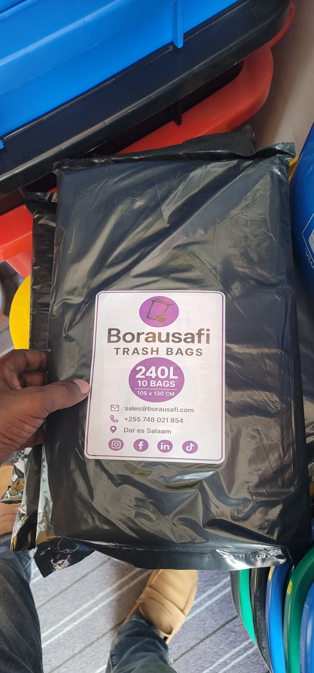 Bin Liners / Trash bags - 240L