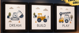🏗️ Construction Collection (Dream. Build. Play) | Set of 3