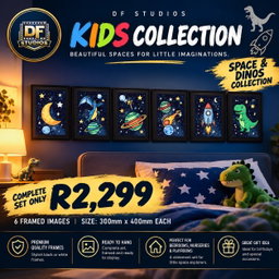 🪐🦖 Spaces & Dinos Collection | Set of 6