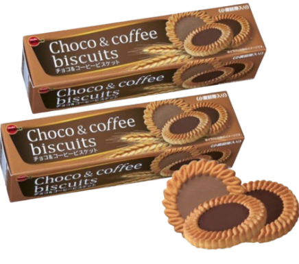 Bourbon Choco & Coffee Biscuits 朱古力咖啡餅乾