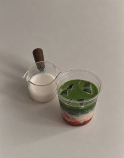 Iced Strawberry Matcha Latte