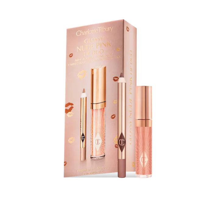 Charlotte Tilbury- Glossy Lip Duo| NUDE PINK