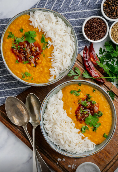 Dal Tadka Chawal