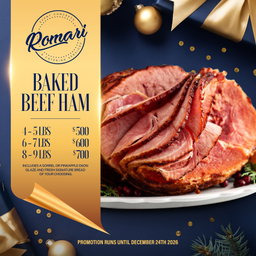 Baked Beef Ham