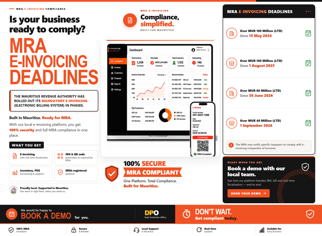 Connector on your accounting system to submit e-invoicing directly to the MRA