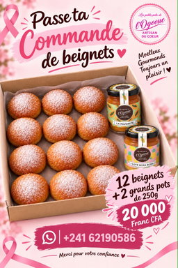 #LeKitBeignets grande boîte Octobre rose