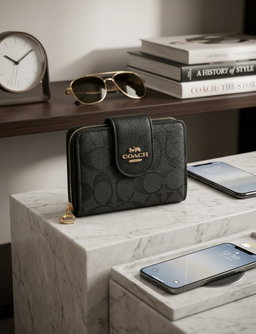 Coach small wallet black 