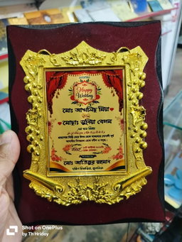 Crest wooden with box ,,, wedding gift,, birthday gift,, 