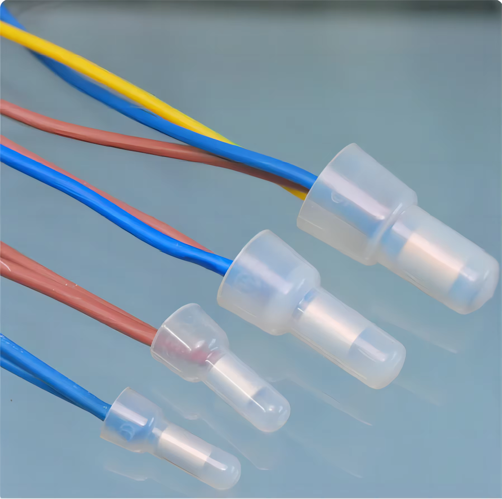Conectores de Cable de Extremo Cerrado Serie CE, Terminales de Crimpado con Aislamiento de Nylon y Tapas de Nylon para Cableado Eléctrico_1