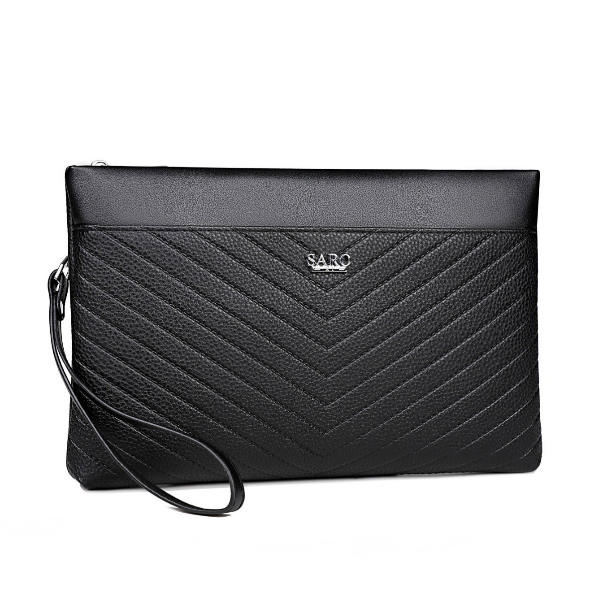 Pochette de Main Homme Matelassée Noir_0