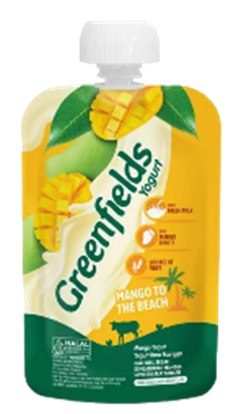 Greenfields Yogurt Pouch Mango- 110g