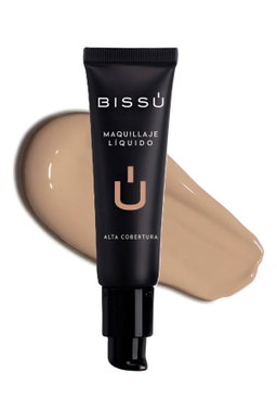 Maquillaje Liquido alta cobertura Bissú
