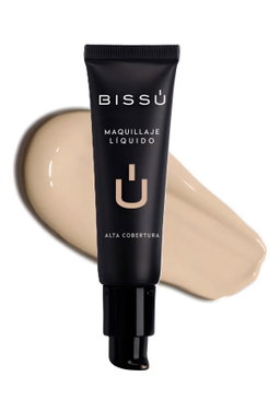 Maquillaje Liquido alta cobertura Bissú