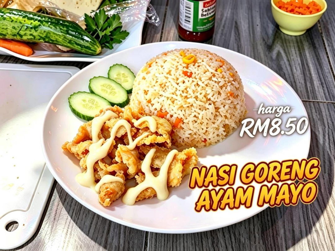 Nasi Goreng Ayam mayonis