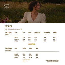 Set Alicia, Azul Noche (PREVENTA)