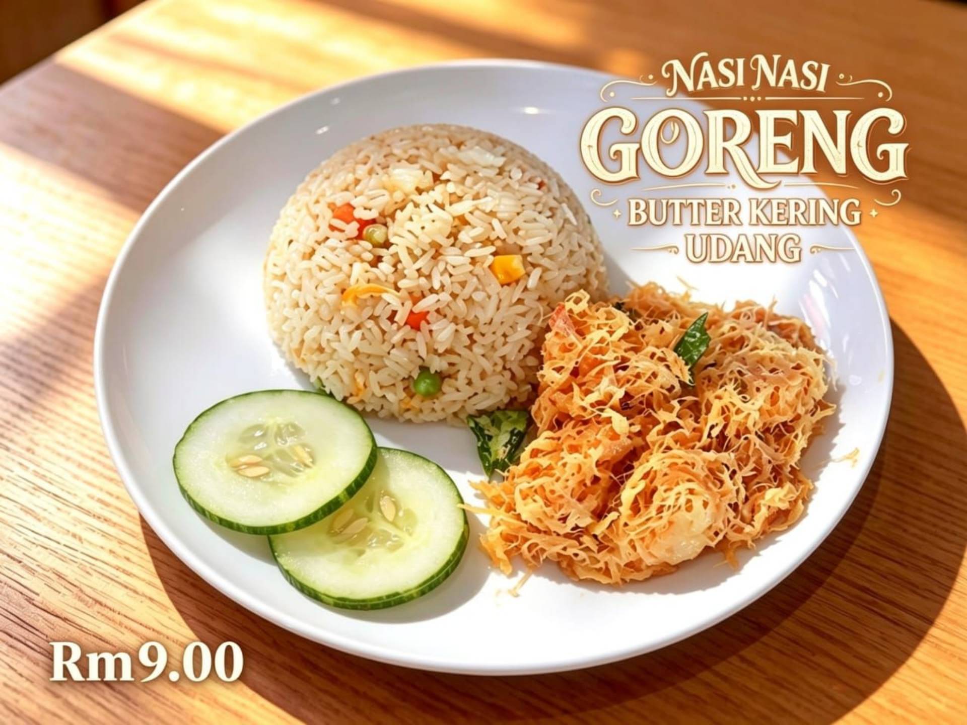Nasi Goreng udang butter kering_0