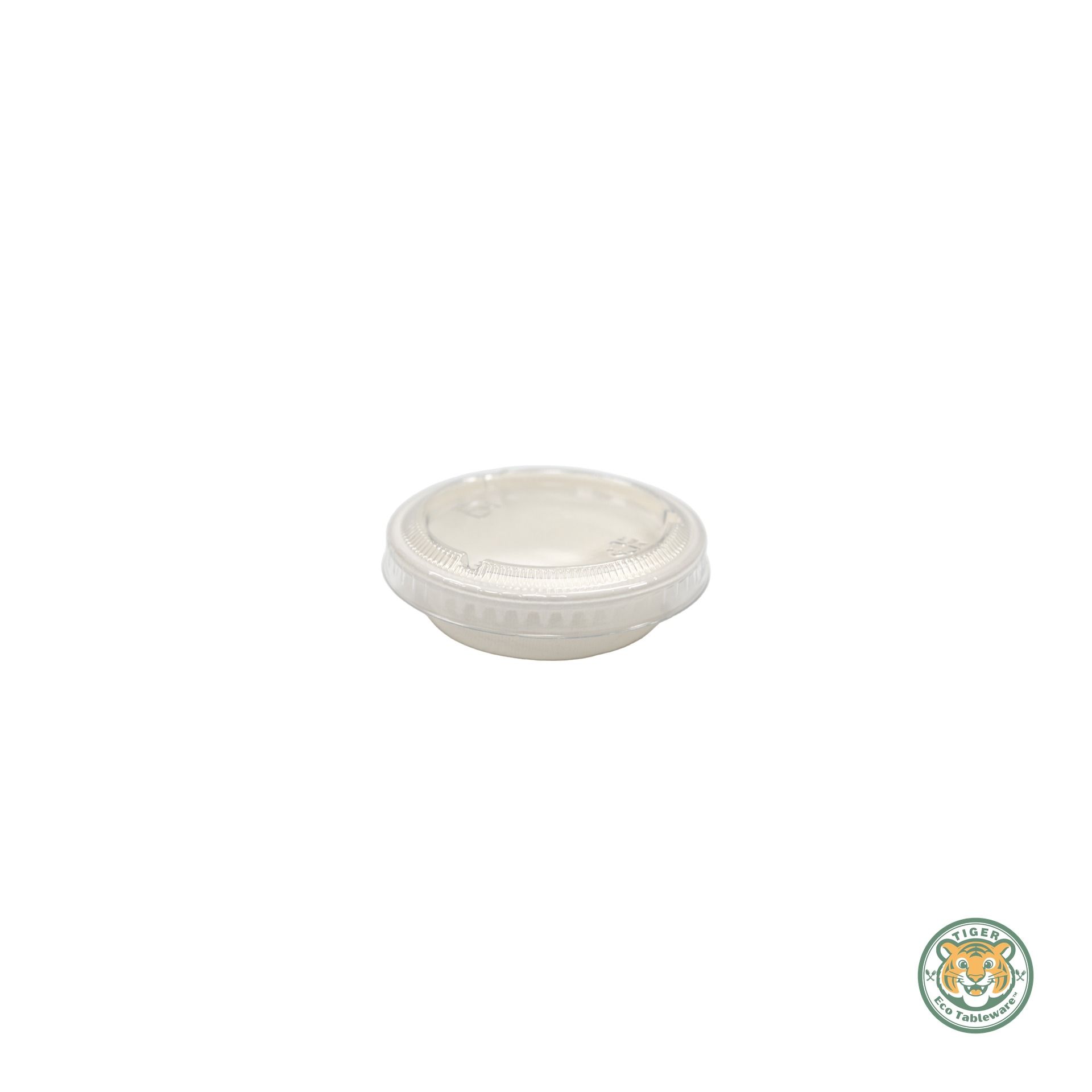 PET Lid for Bagasse Sauce Cup 1oz/2oz / 1000pcs (RM0.0445/pc)_2