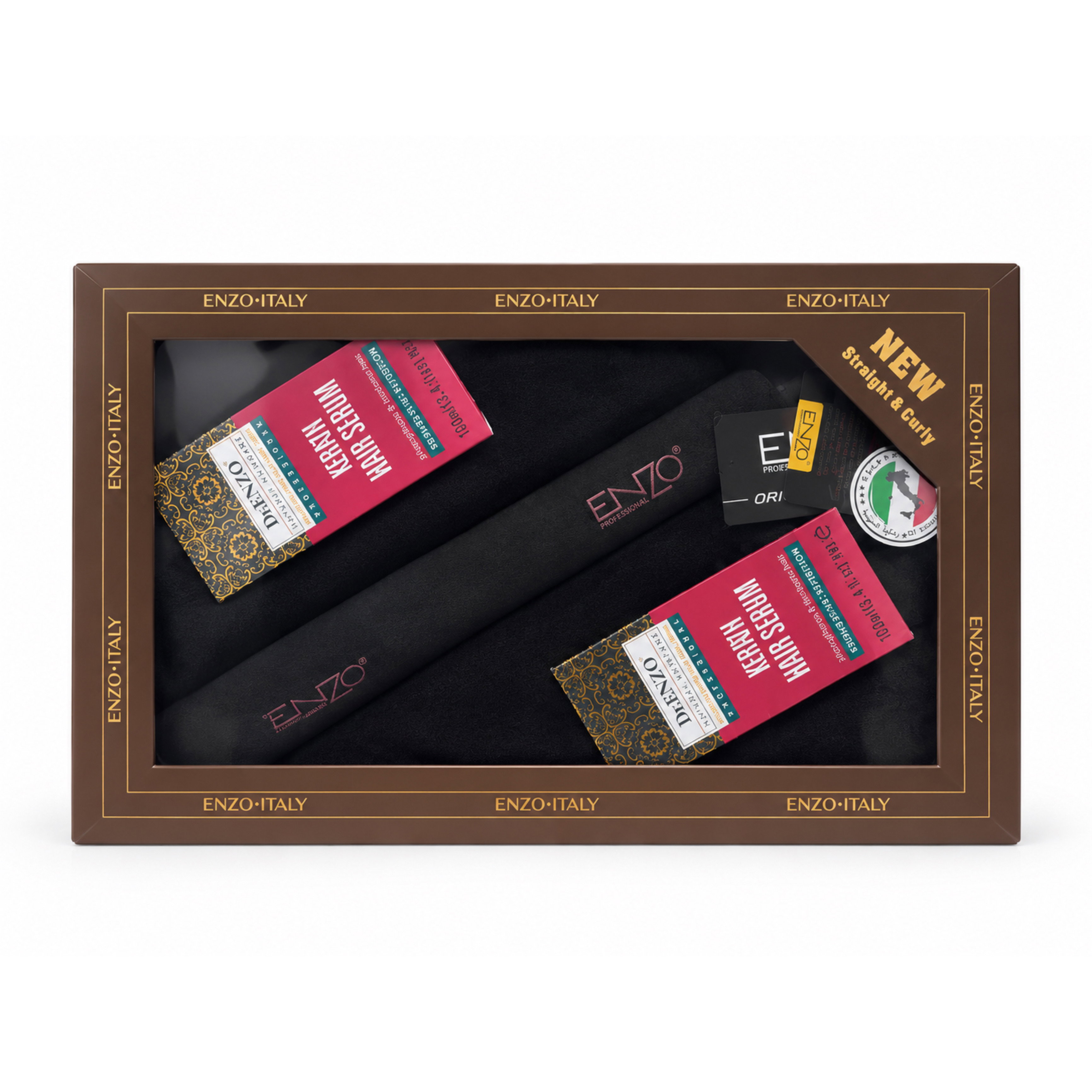 انزو إيطالي جهاز تمليس الشعر ENZO·ITALY Professional Hair Straightener