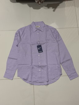 B17 - REMEDY Kemeja Linen Pria Lengan Panjang