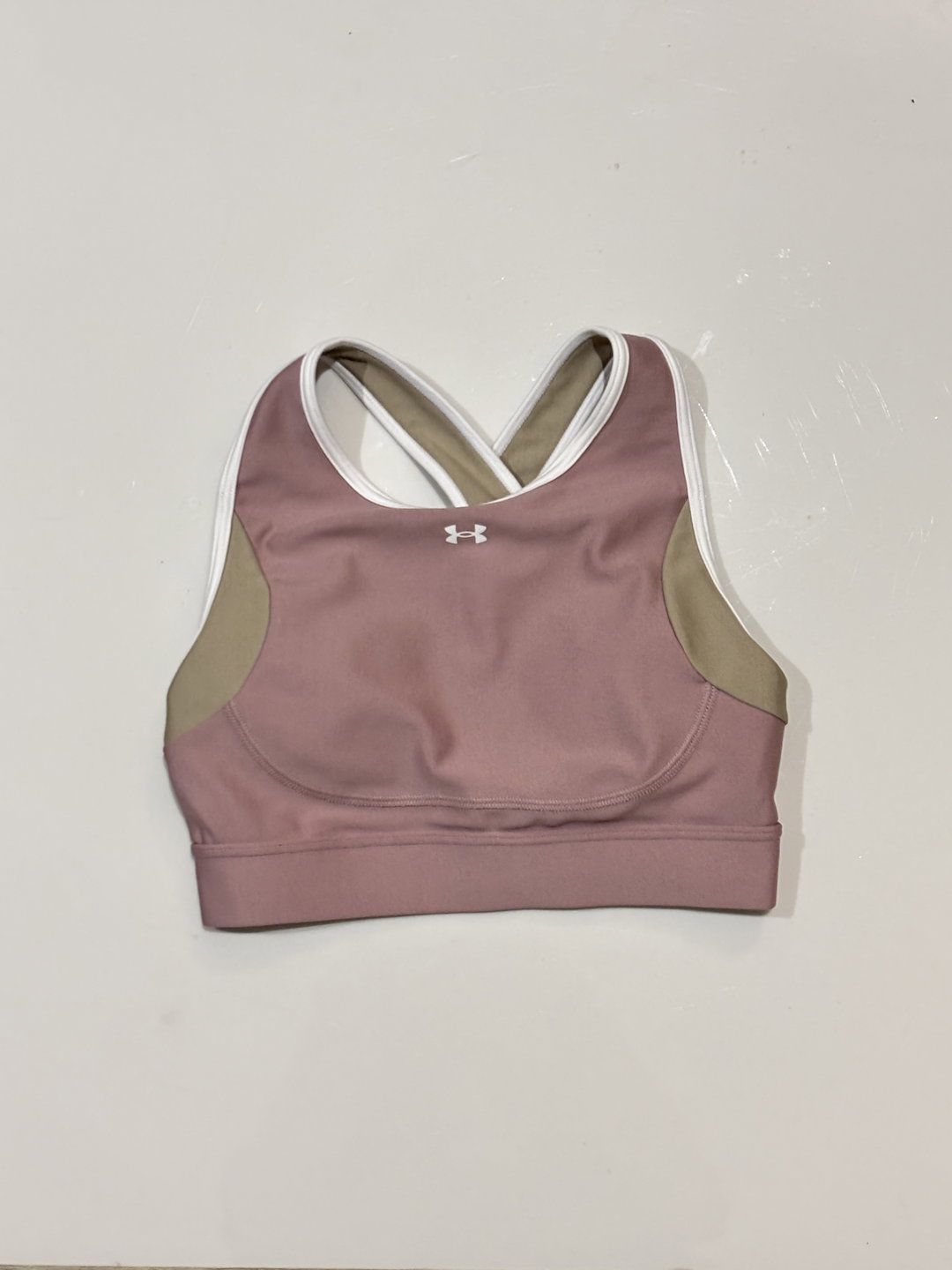 B34 - Under Armour Crossback Mid Open Back Sport Bra 