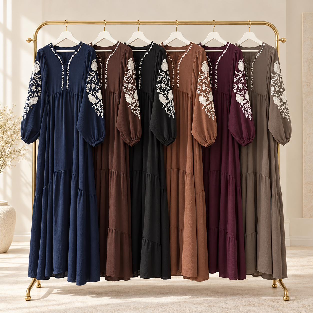 Yasmeen Embroidery Dress_0