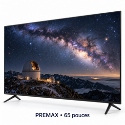 Télévision LED PREMAX Smart Android UHD 4K 65 pouces