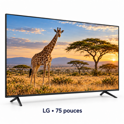 Télévision LED LG Smart 75UA UT801/8500 ID 4K 75 pouces